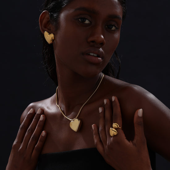 Bold Heart Pendant Necklace - Necklace - ONNNIII