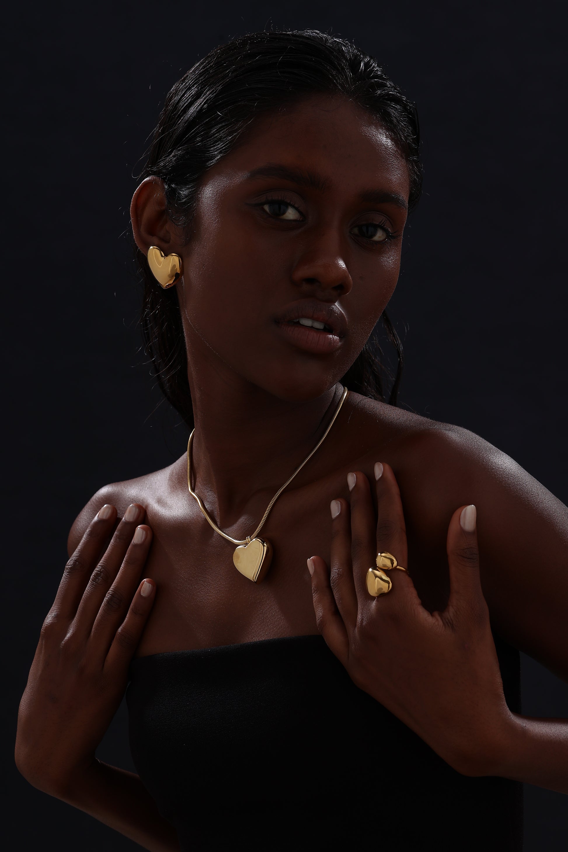 Bold Heart Pendant Necklace - Necklace - ONNNIII