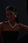 Hearts Drop Earrings - Gold - Earrings - ONNNIII