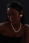 Heart Pendant Pearl Necklace - Necklace - ONNNIII