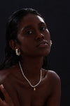 Freshwater Pearl Hoop Earrings - Earrings - ONNNIII