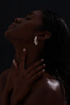 Freshwater Pearl Hoop Earrings - Earrings - ONNNIII
