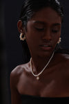 Freshwater Pearl Hoop Earrings - Earrings - ONNNIII