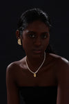 Handcrafted Rose Pendant Pearl Necklace - Double Sided - Necklace - ONNNIII