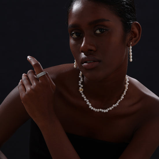 Freshwater Pearl Necklace - Necklace - ONNNIII