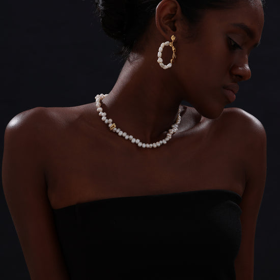 Freshwater Pearl Necklace - Necklace - ONNNIII