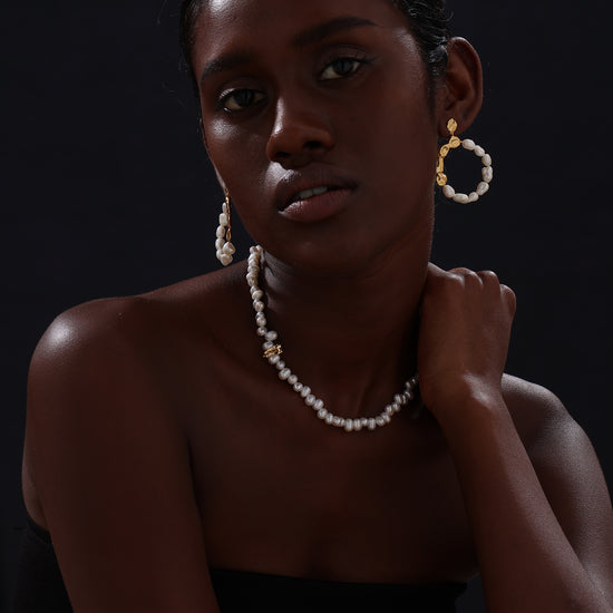 Freshwater Pearl Necklace - Necklace - ONNNIII