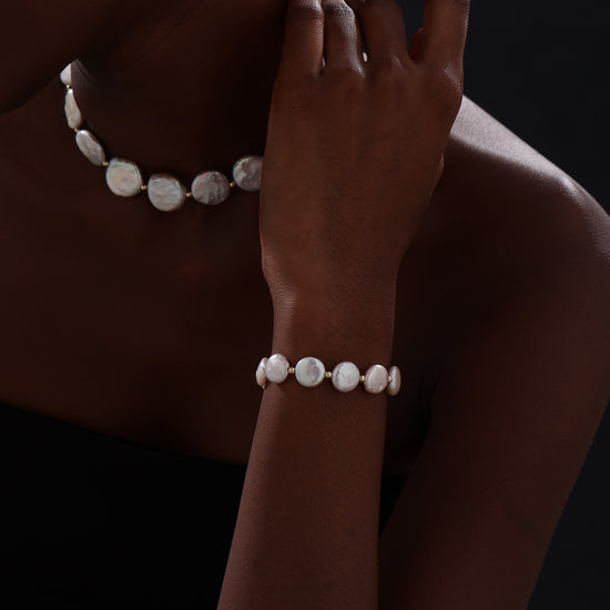 Keshi Pearl Drop Earrings - 22K Gold Vermeil - Earrings - ONNNIII
