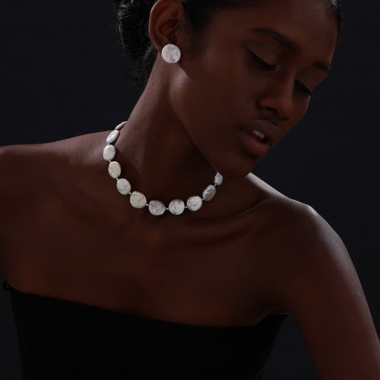 Baroque Pearl Stud Earrings - Earrings - ONNNIII