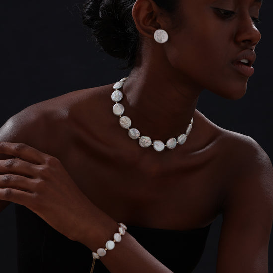 Baroque Pearl Stud Earrings - Earrings - ONNNIII