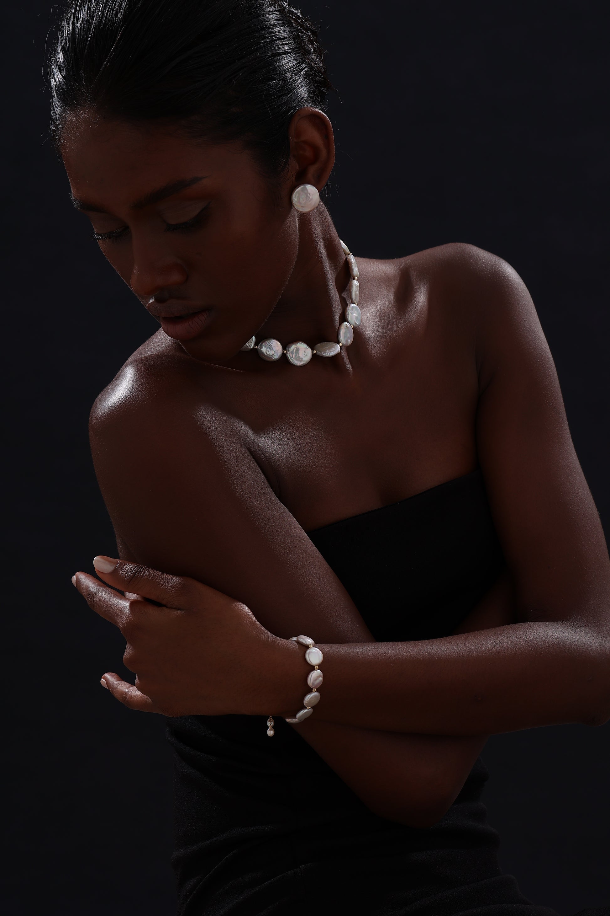 Baroque Pearl Stud Earrings - Earrings - ONNNIII
