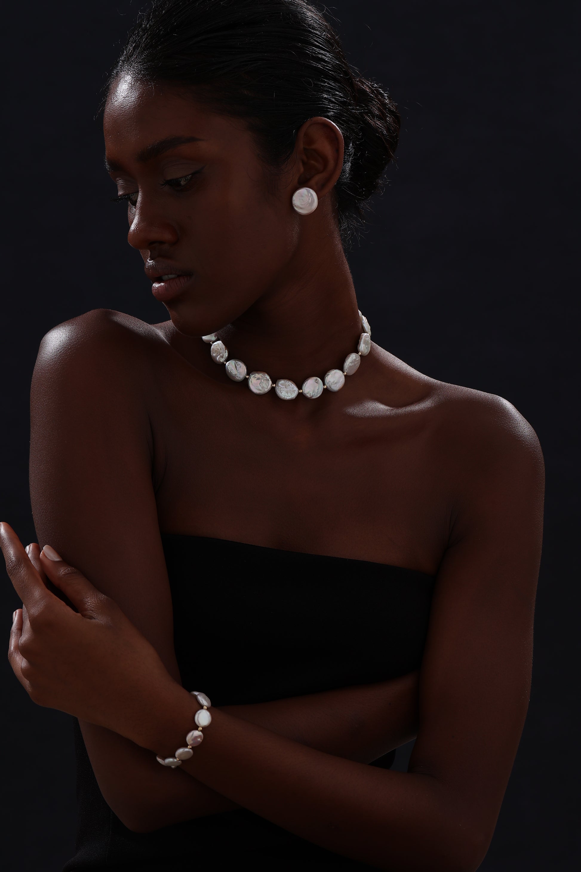 Baroque Pearl Stud Earrings - Earrings - ONNNIII