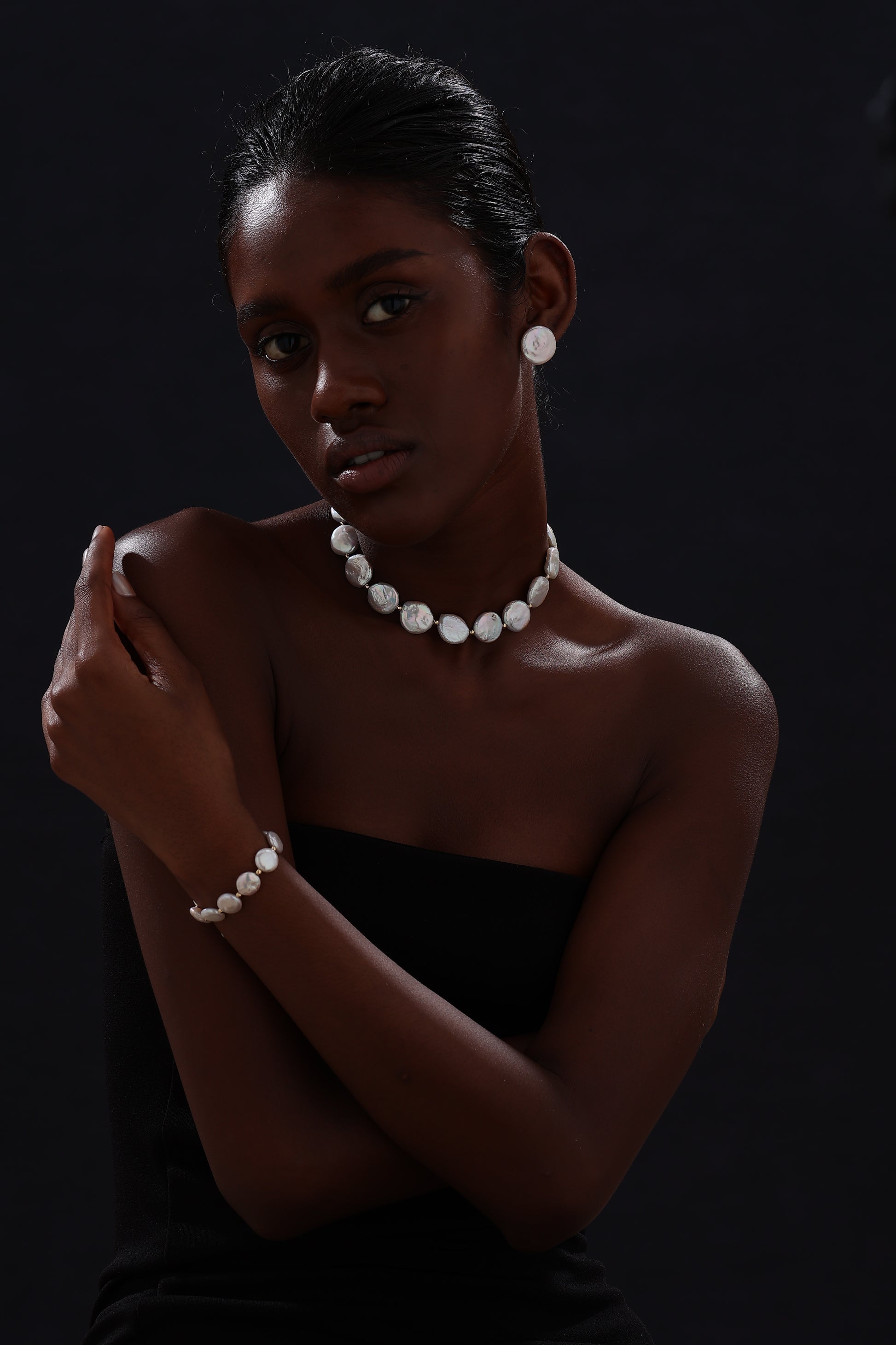 Baroque Pearl Stud Earrings - Earrings - ONNNIII