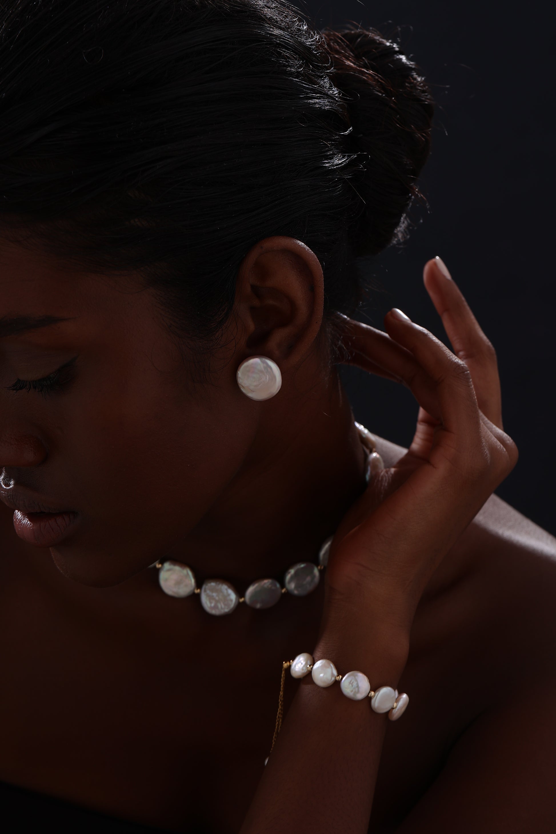 Baroque Pearl Stud Earrings - Earrings - ONNNIII