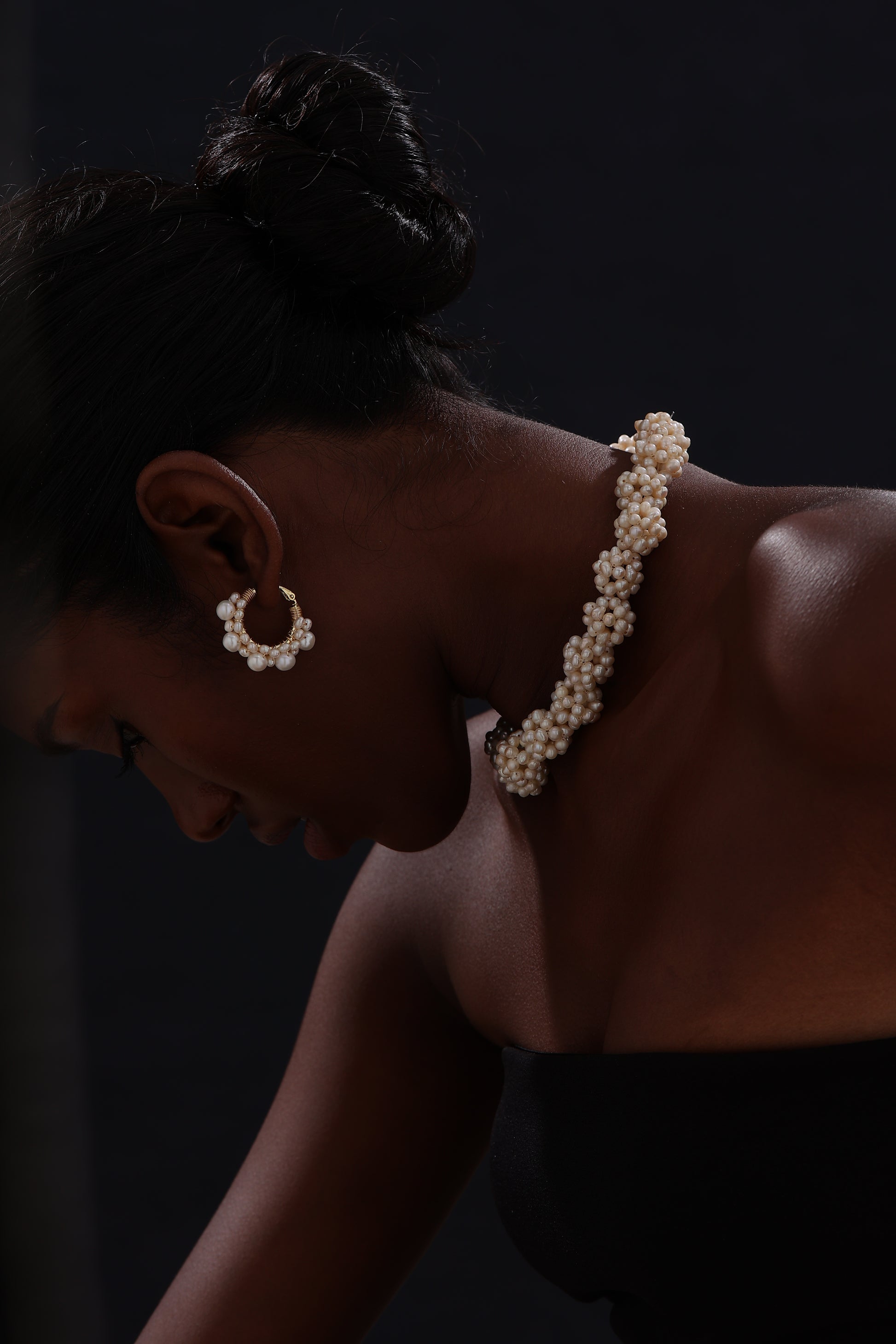 Flower Garden Freshwater Pearl Choker - Necklace - ONNNIII