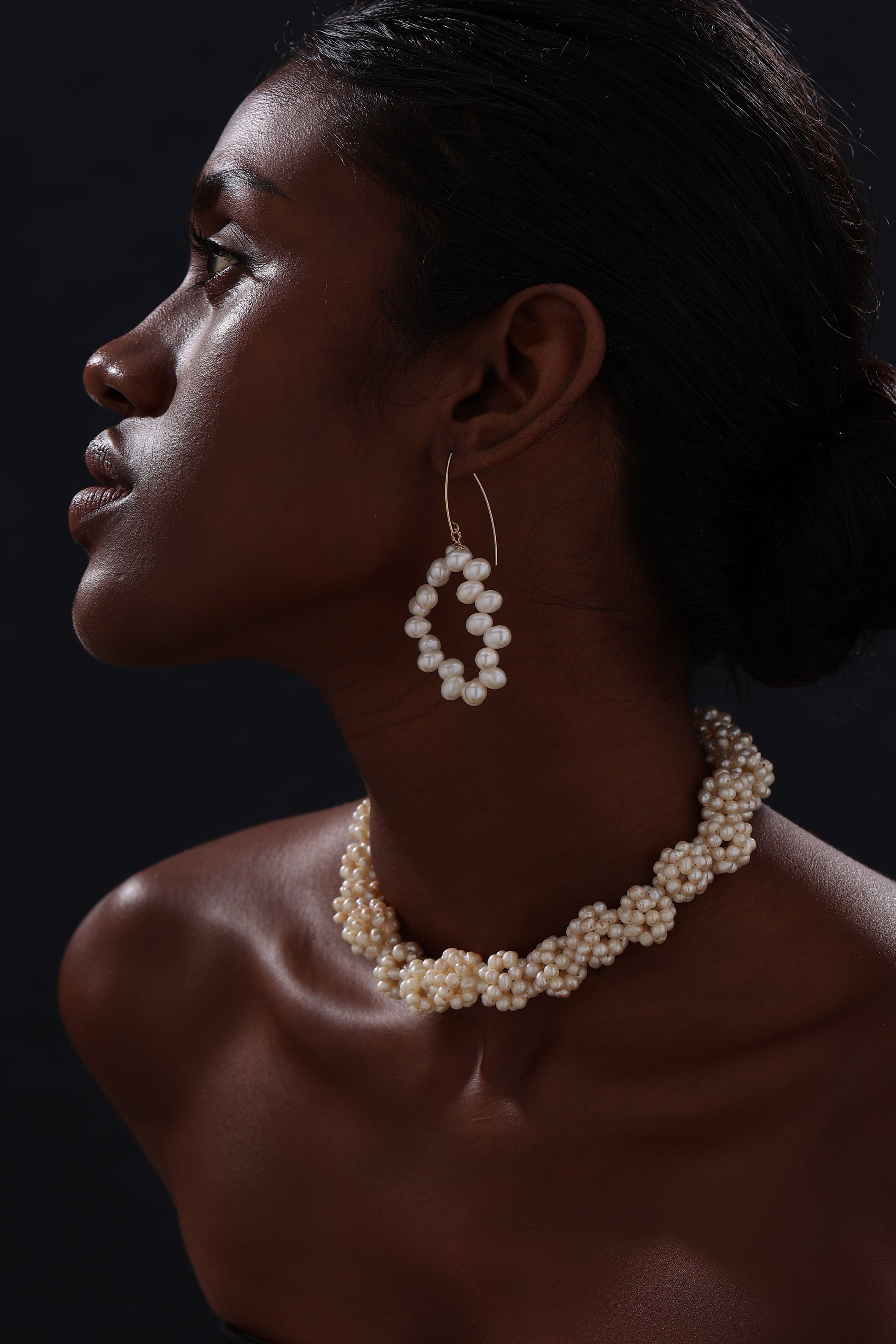 Flower Garden Freshwater Pearl Choker - Necklace - ONNNIII