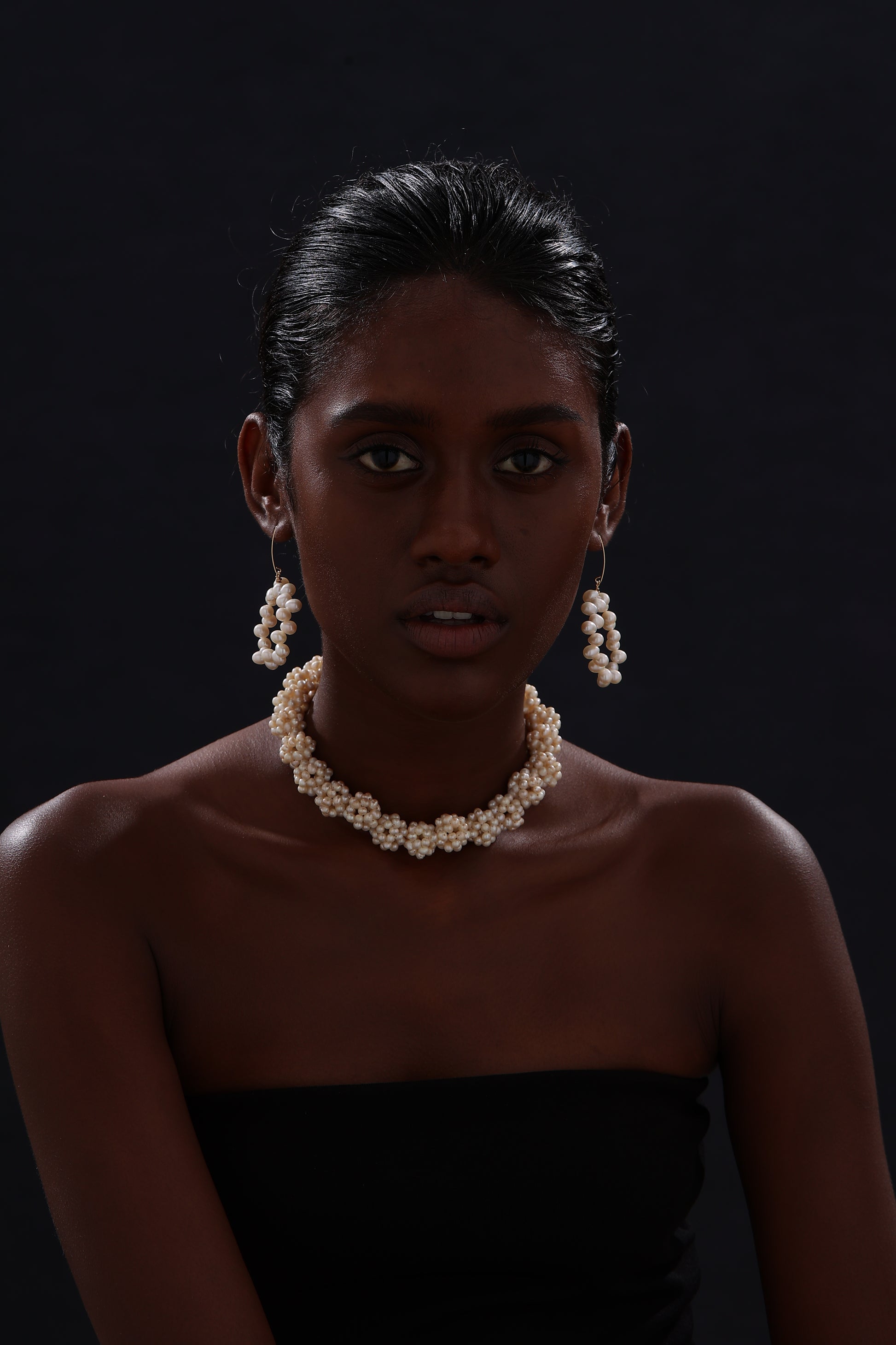 Flower Garden Freshwater Pearl Choker - Necklace - ONNNIII