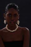 Freshwater Pearl Chandelier Wire Hook Earrings - Earrings - ONNNIII