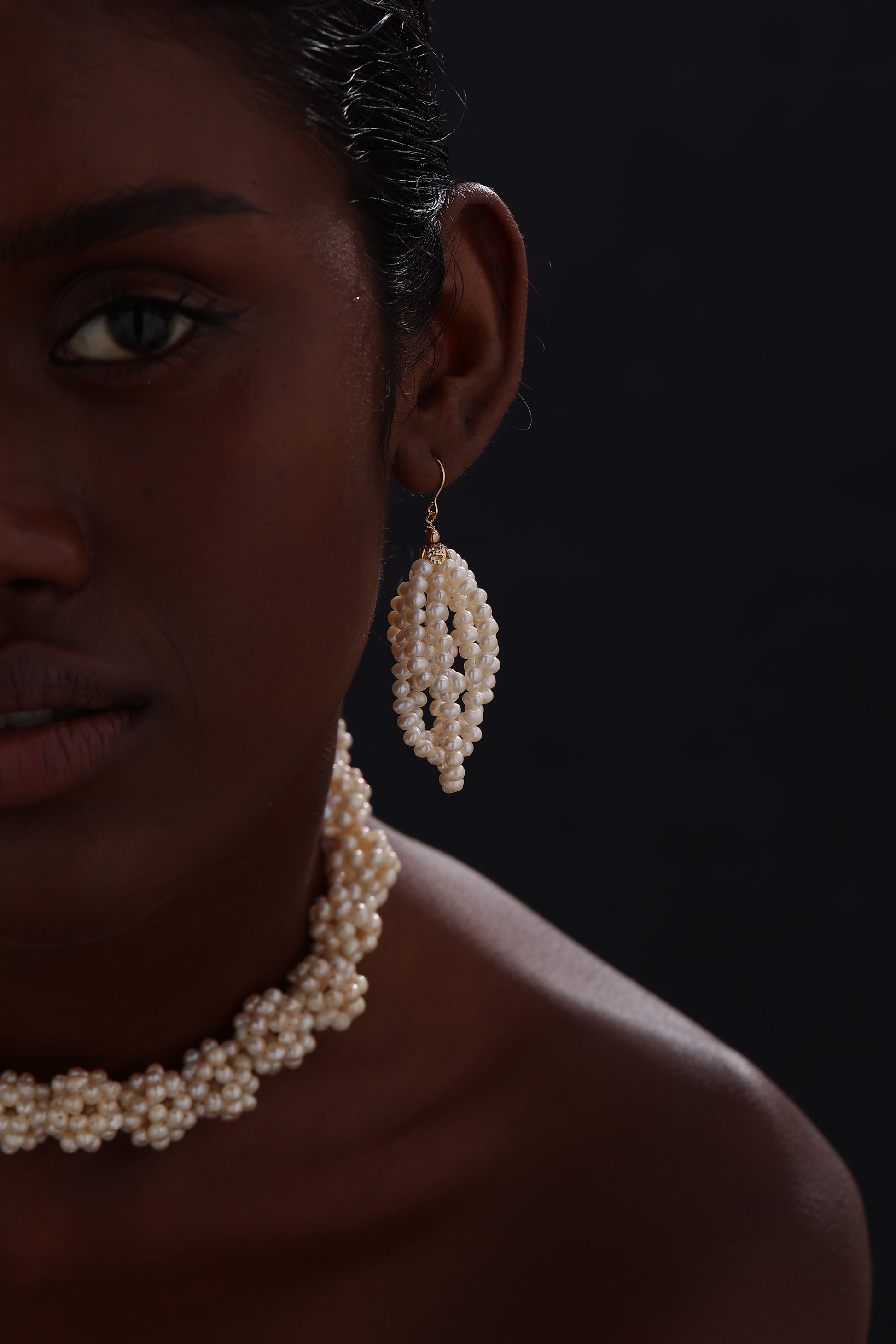 Flower Garden Freshwater Pearl Choker - Necklace - ONNNIII