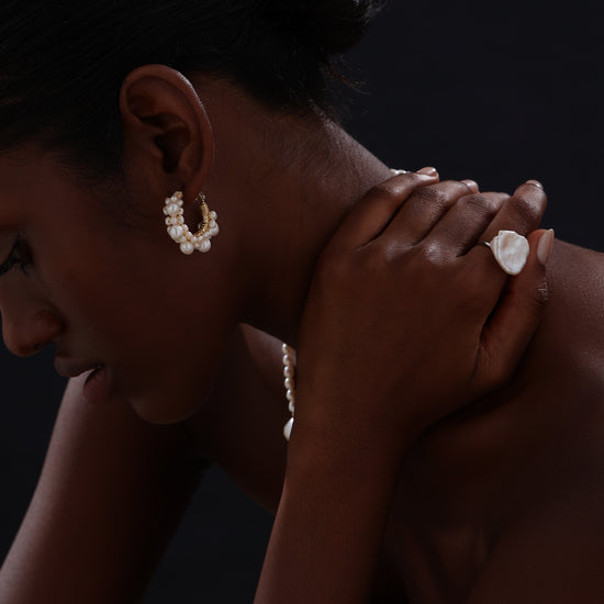 Baroque Pearl Open Ring - Ring - ONNNIII
