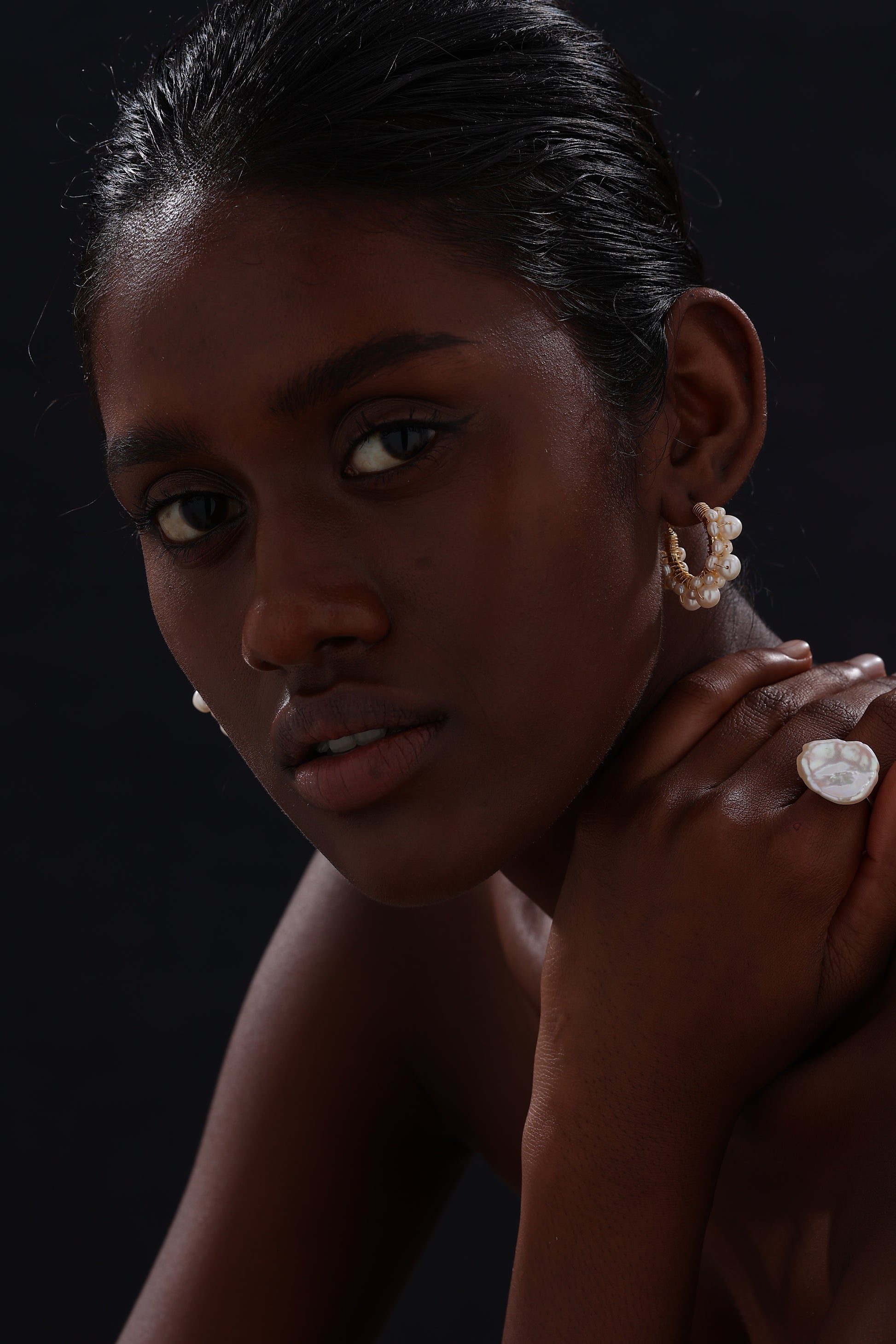 Baroque Pearl Open Ring - Ring - ONNNIII