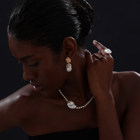 Baroque Pearl Necklace - Necklace - ONNNIII