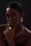 Baroque Pearl Open Ring - Ring - ONNNIII