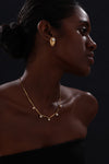 Bamboo Pearl Necklace - 22K Gold Vermeil - Necklace - ONNNIII