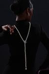 Snow Flower Pearl Drop Necklace - 4 Ways to Wear - Multicolour - Long Necklace - ONNNIII