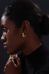 CZ Inlaid Hoop - Earrings - ONNNIII