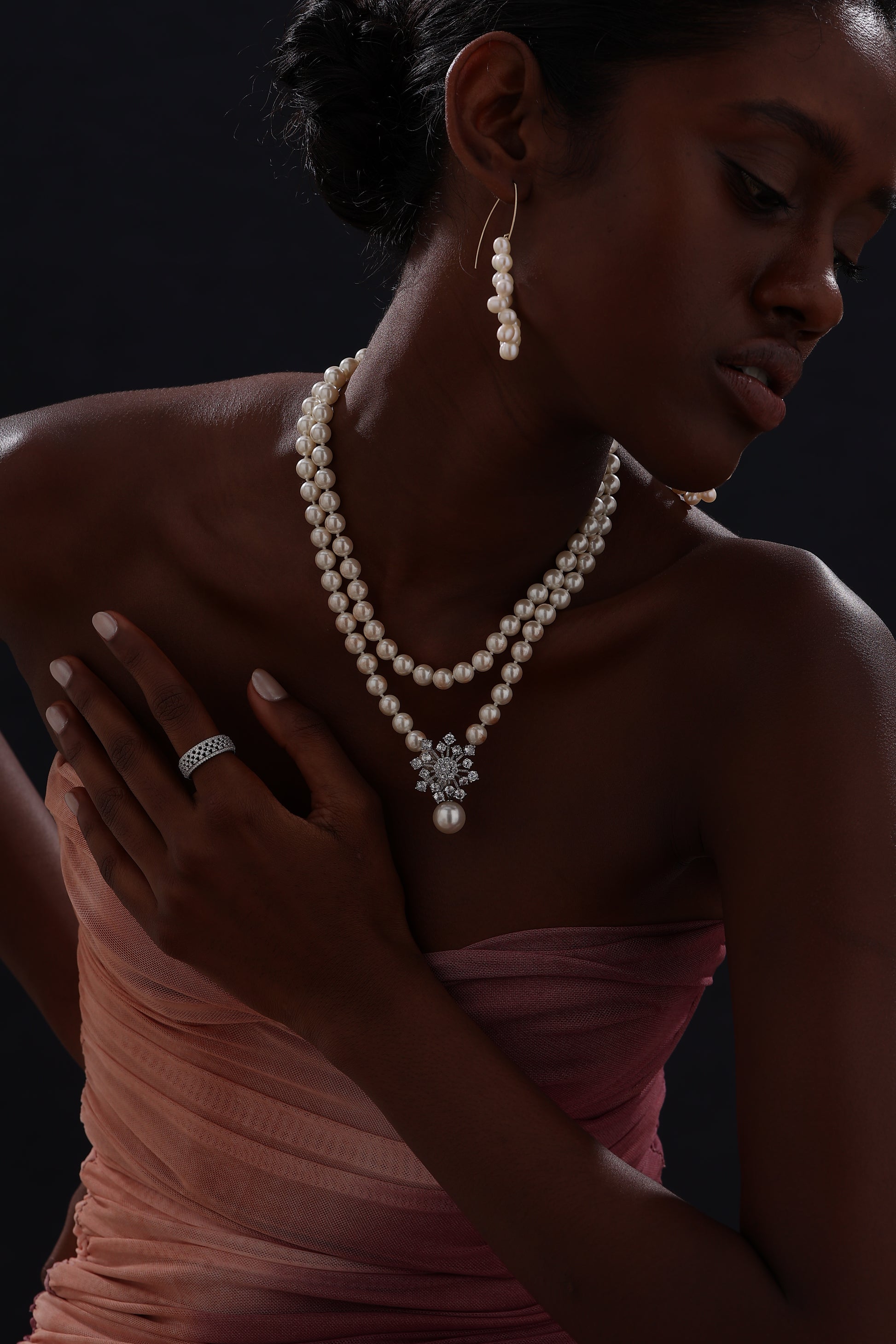5-Row Pavé Ring - Silver - Ring - ONNNIII