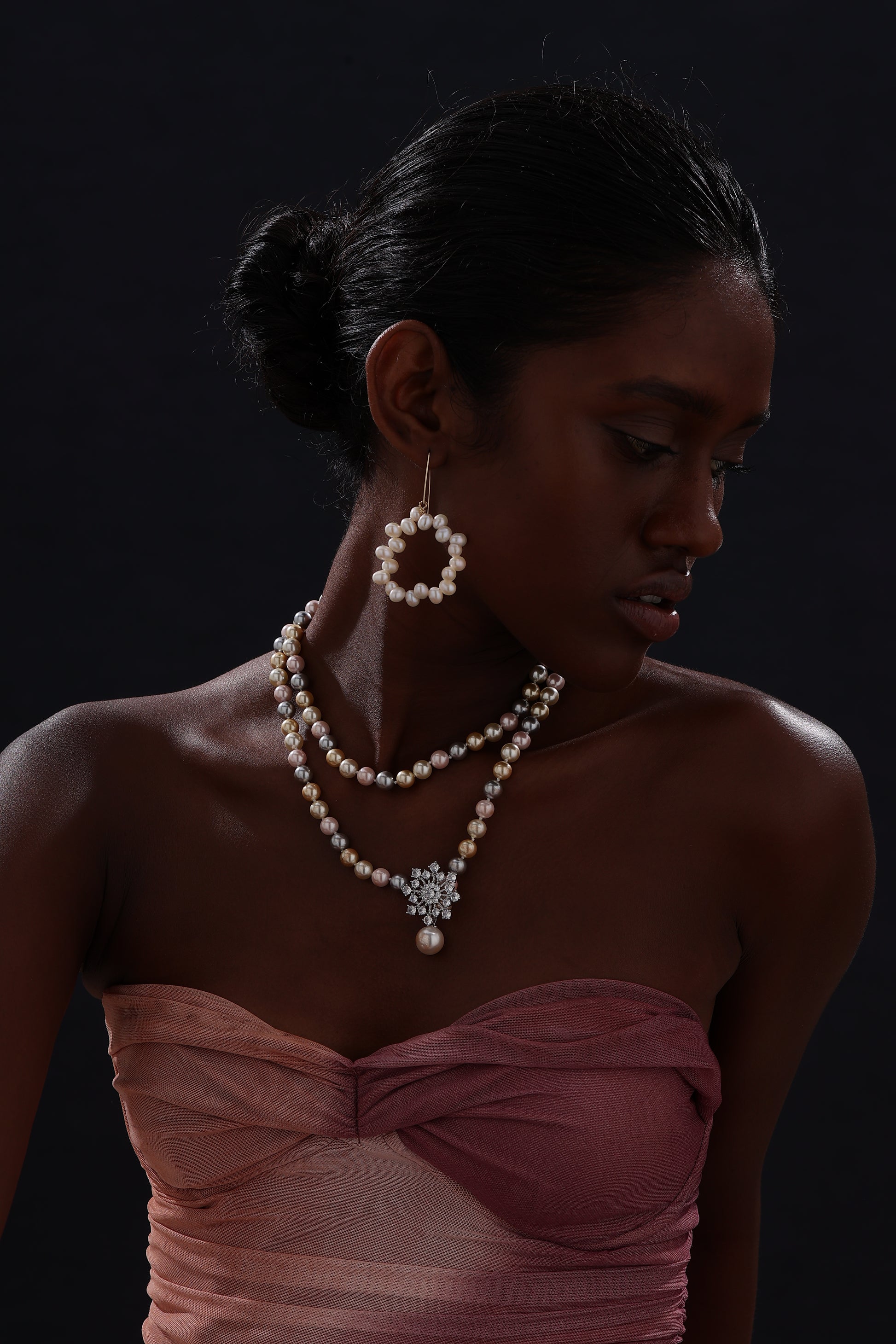Freshwater Pearl Wire Hook Earrings - Earrings - ONNNIII