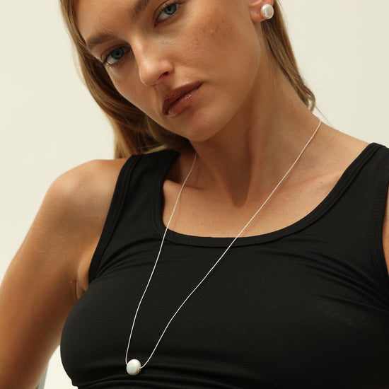 LUNA NECKLACE | WHITE - Default Title - Necklace - ONNNIII