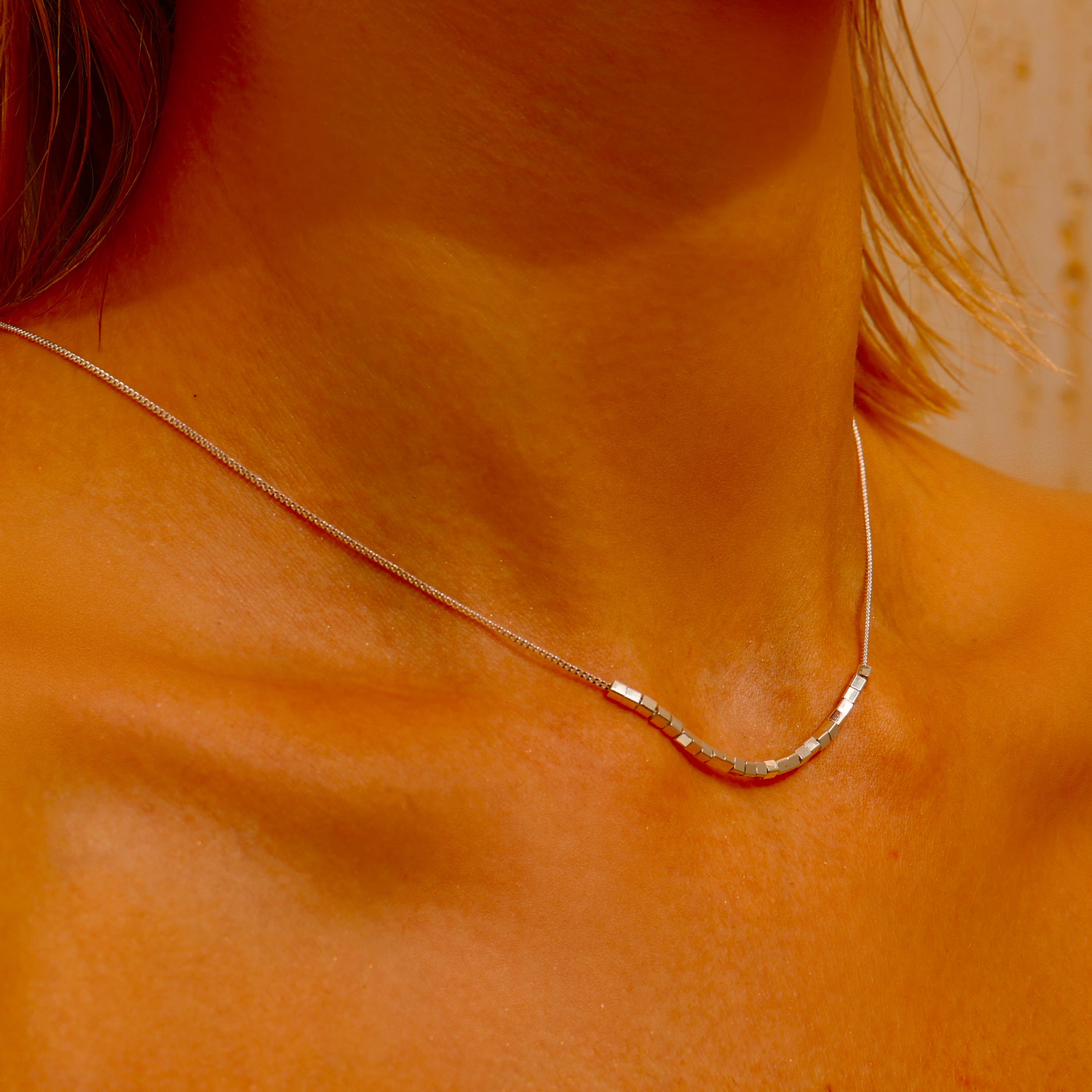 Universe Cubes Necklace - Silver - Necklace - ONNNIII