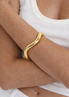 Wave Cuff | Gold
