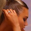 Wave Open Ring - Rhodium Plated Sterling Silver - Hypoallergenic - Ring - ONNNIII
