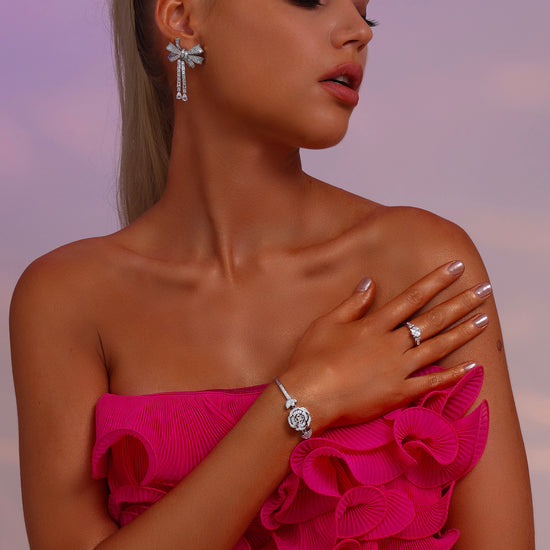 Bow Drop Earrings - Earrings - ONNNIII