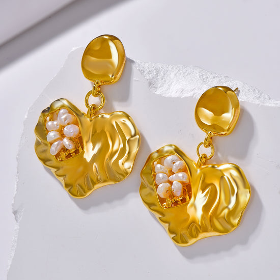 Heart Drop Earrings - Earrings - ONNNIII
