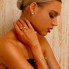 Hollow Pearl Cuff Bangle - Bracelet - ONNNIII