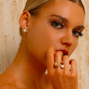 Pearl Flower Stud Earrings - Earrings - ONNNIII