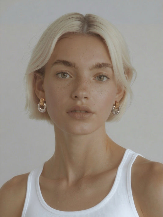 Knot Stud Earrings | Gold/Silver