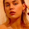 Pearl Hoop Earrings - Gold - Earrings - ONNNIII