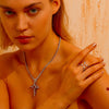 Open Criss Cross Pavé Ring - Ring - ONNNIII