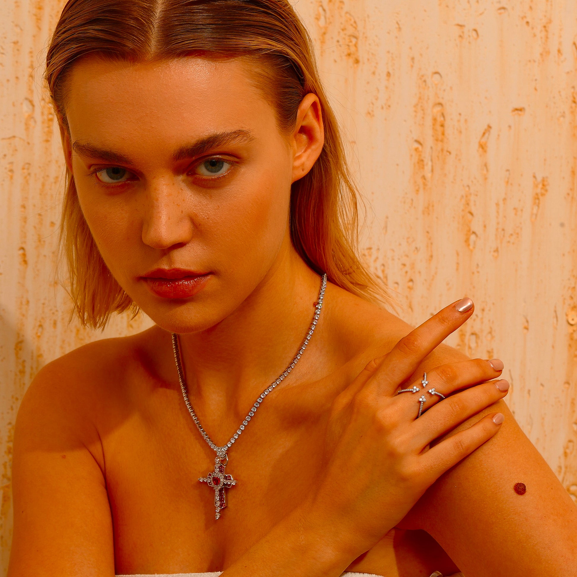 Open Criss Cross Pavé Ring - Ring - ONNNIII