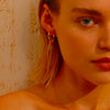 Twisted Triangle Hoop Earrings - Earrings - ONNNIII