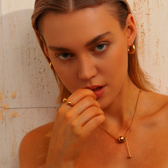 Gold Open Ring - Ring - ONNNIII