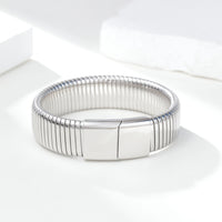 Snake Chain Bracelet - Unisex - Silver