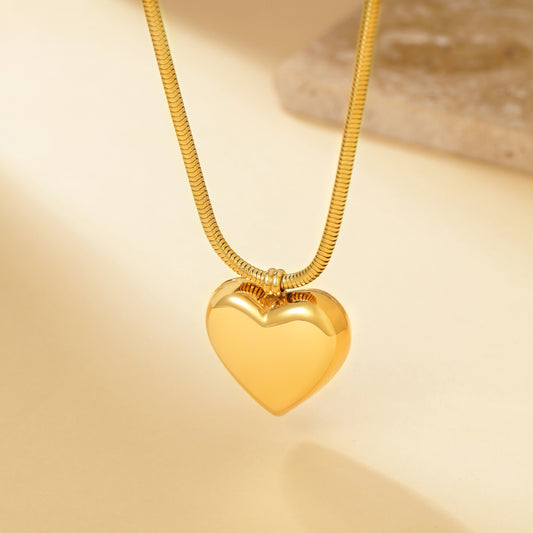 Bold Heart Pendant Necklace - Necklace - ONNNIII