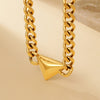 Triangle Curb Chain Necklace - Unisex - Necklace - ONNNIII