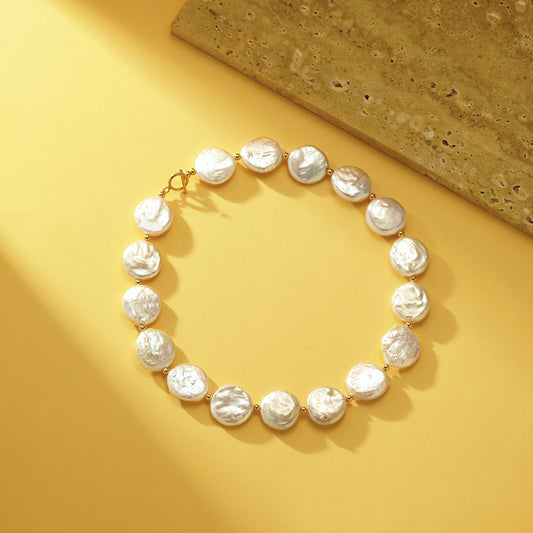 Baroque Pearl Beaded Choker - Necklace - ONNNIII